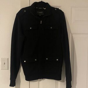 Guess Black Zip-Up Jacket